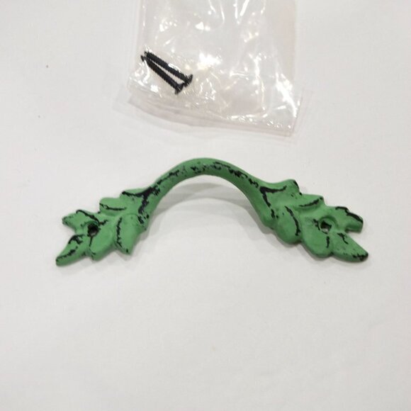 New set of 6 green pull / knob, many available - Picture 2 of 3